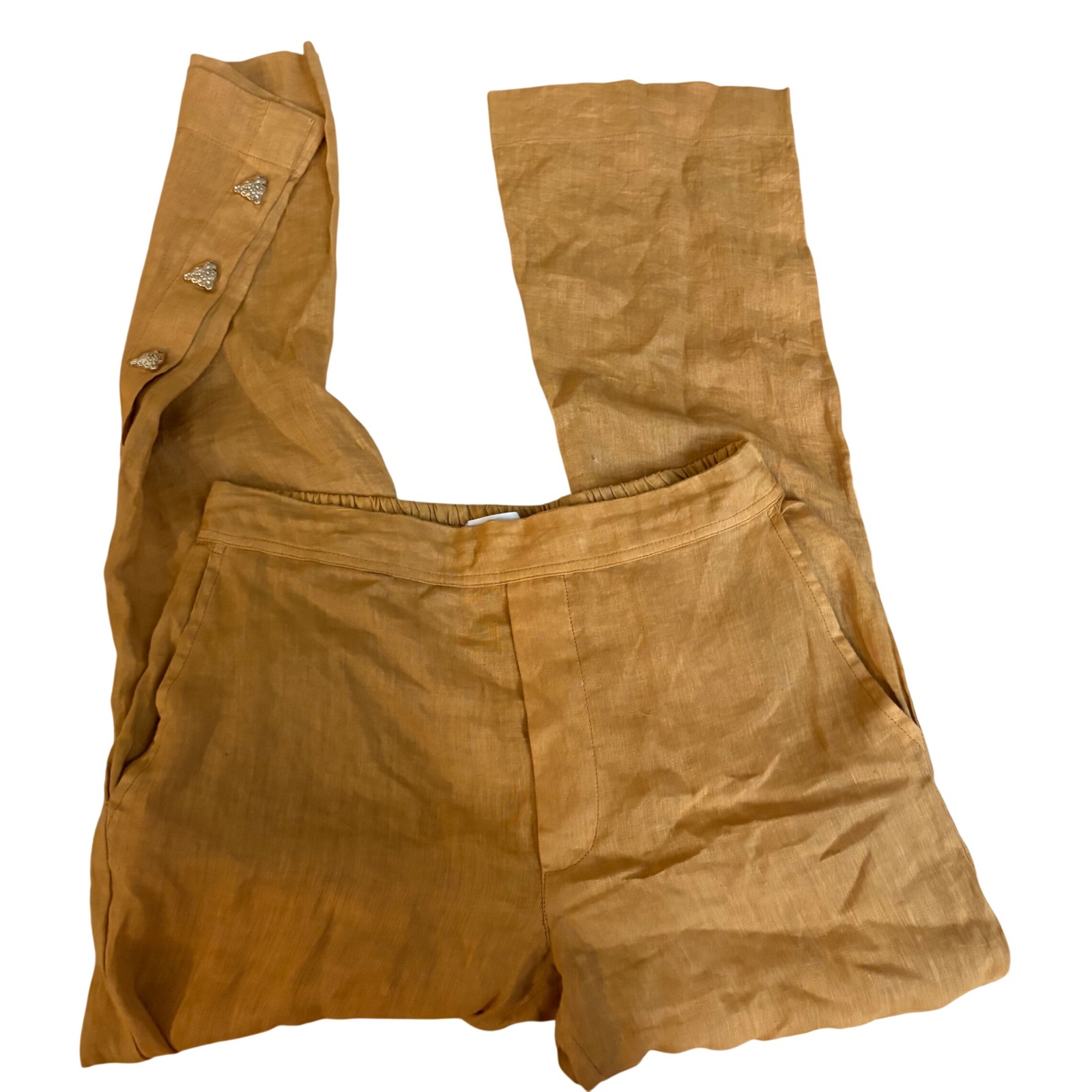 La Surena Pull On Pants Tiger Buttons Size Extra Small